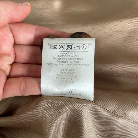 Sezane Scott Camel Trench Coat - Picture 6 of 6